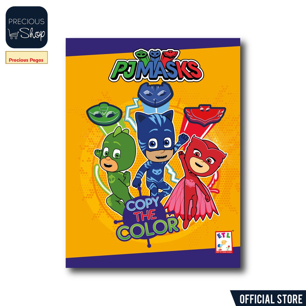 PJ Masks Copy The Color | Easy to Learn Books | Shopee Philippines