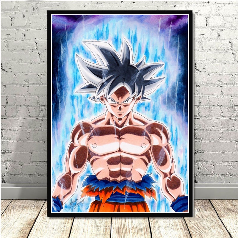 Poster And Prints New Dragon Ball Z Super Goku Ultra Instinct Mastered ...