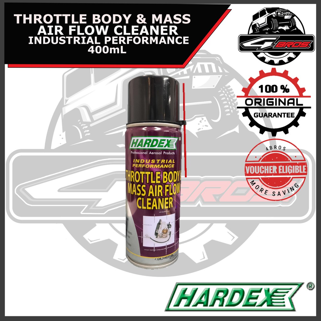 HARDEX THROTTLE BODY & MASS AIR FLOW CLEANER 400mL Shopee Philippines