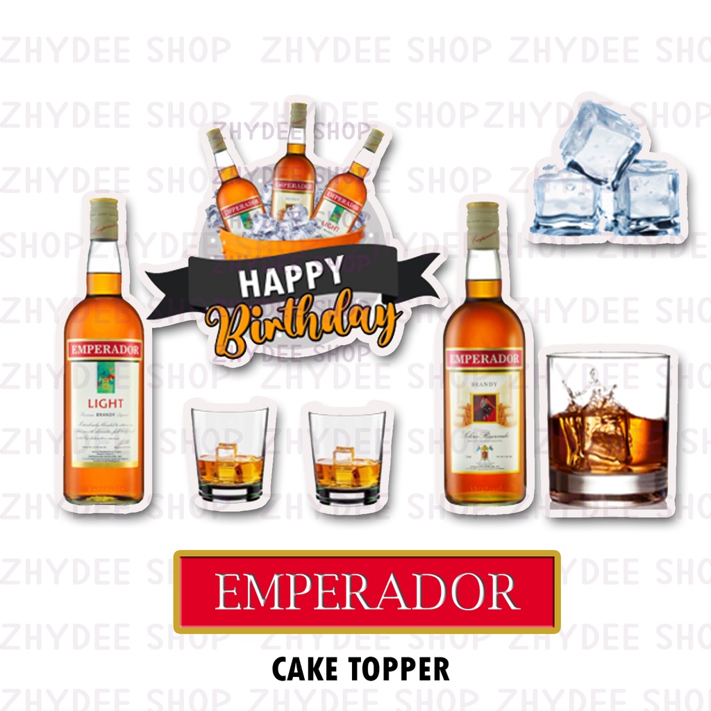 Emperador Cake Topper 7 Pcs. Shopee Philippines