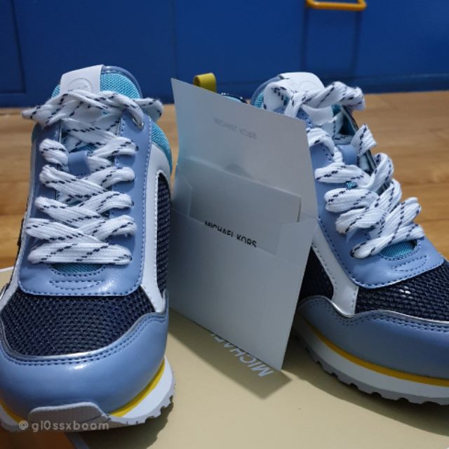 Michael kors blue clearance trainers