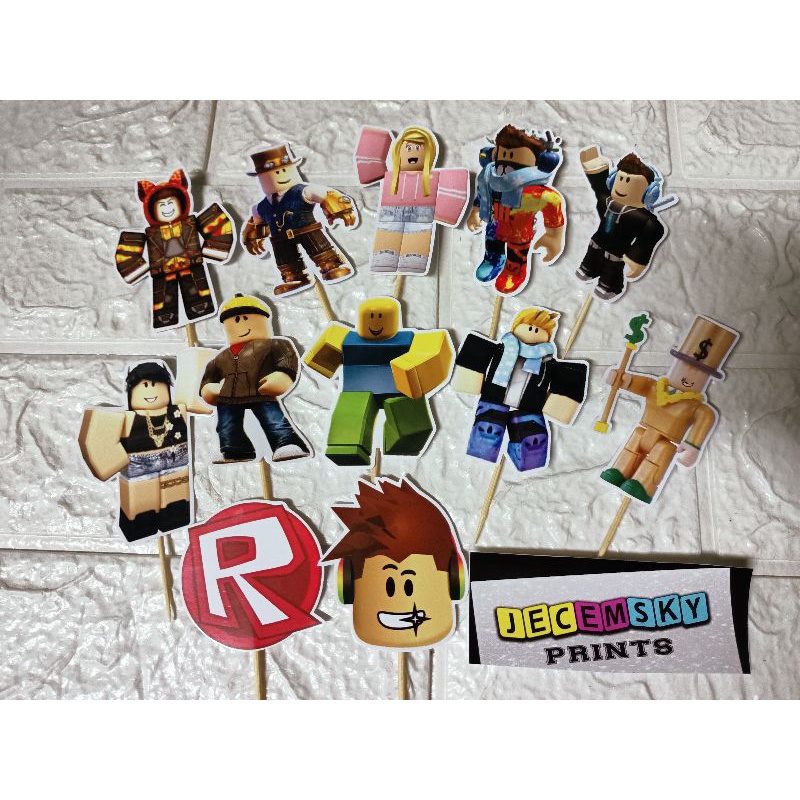 Roblox Theme Cake topper / Cupcake topper | Shopee Philippines