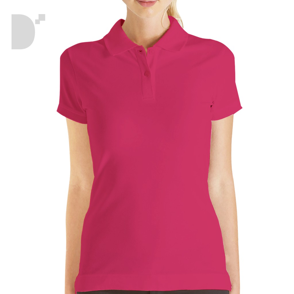 Fuchsia pink 2024 polo shirt