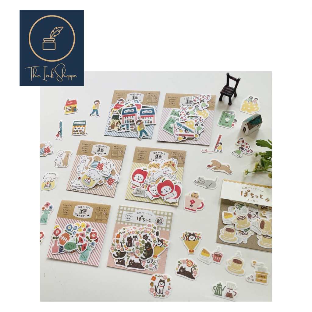 Furukawa Washi Flake Stickers Paper Marche Series | Shopee Philippines