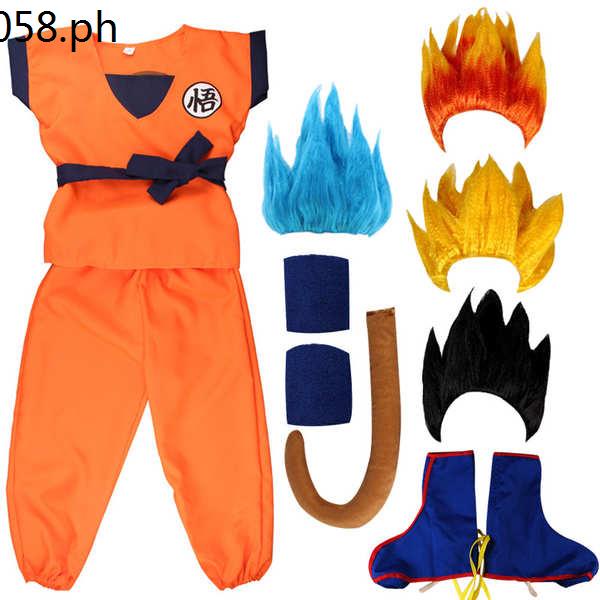 Halloween Dragon Ball Son Goku Costume Children Adult cos cosplay Anime
