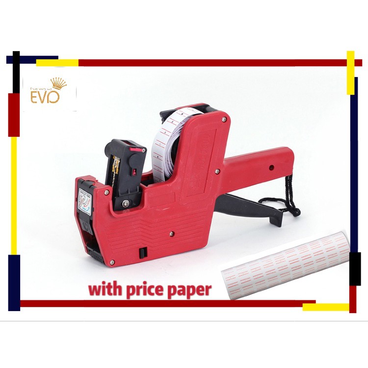 WM# Durable Price Tag Gun Price Labeller with price paper | Shopee ...
