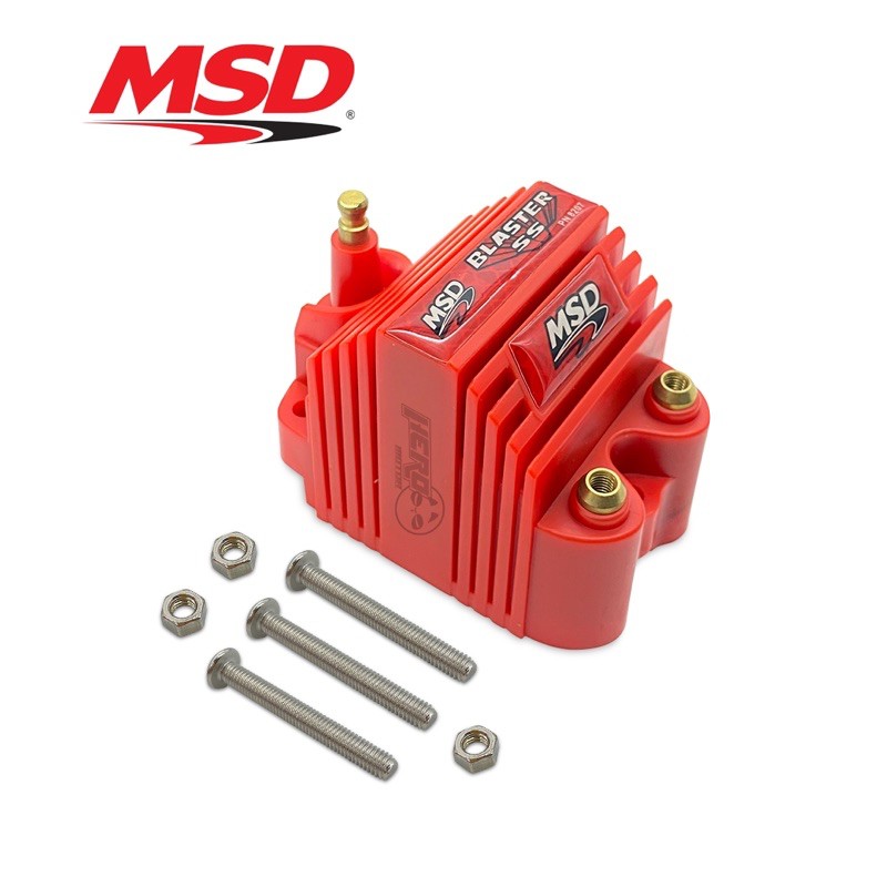 MSD E-core Racing Ignition Coil Universal Blaster Coil SparkPlug Cap ...