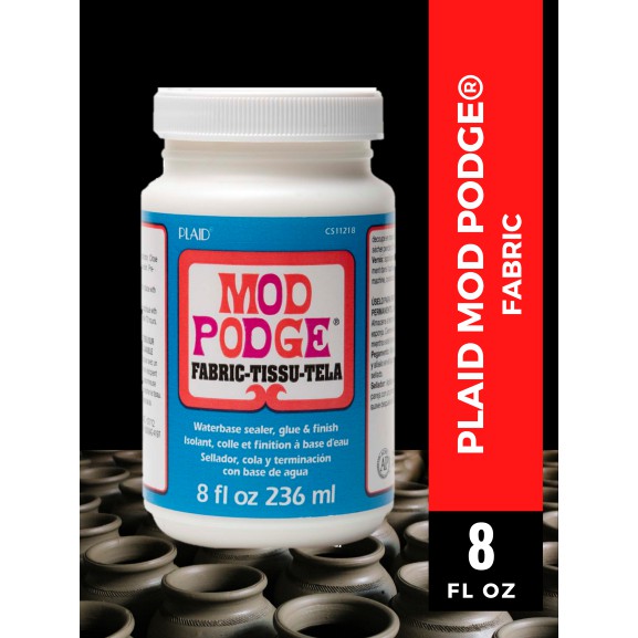 PLAID Mod Podge® FABRIC (Waterbased Sealer, Glue, Finish) 8 oz. Shirt