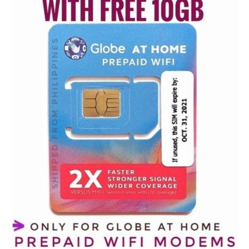 Globe at Home Prepaid Sim Card (KeeNeeeR) Shopee Philippines