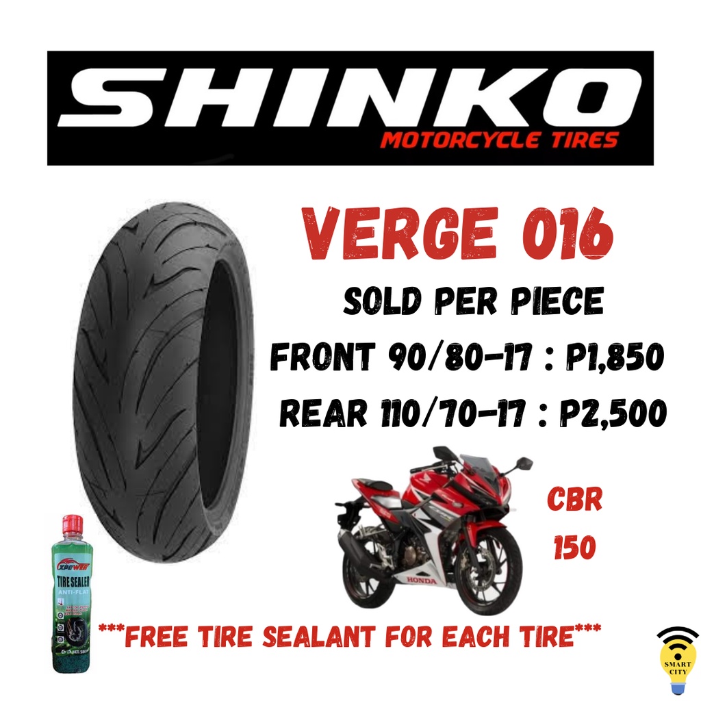 Cbr 150 on sale tire size