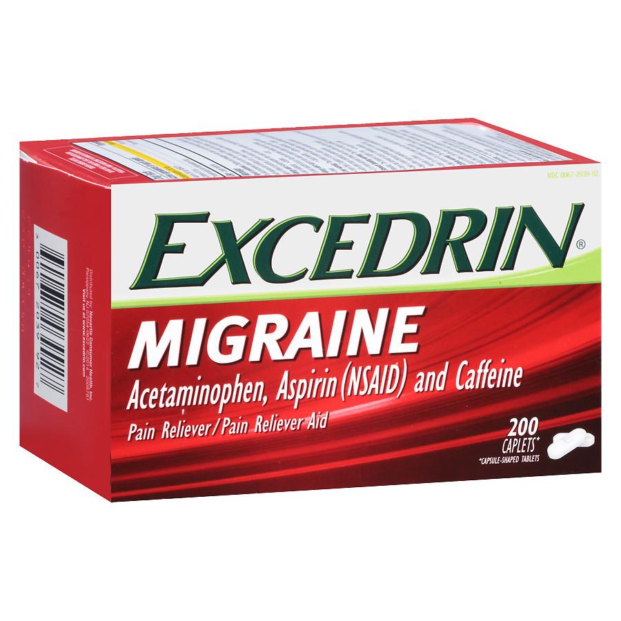 Excedrin Migraine Pain Reliever (200 Caplets) Shopee Philippines