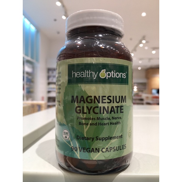 Healthy Options Magnesium Glycinate 90capsules Shopee Philippines