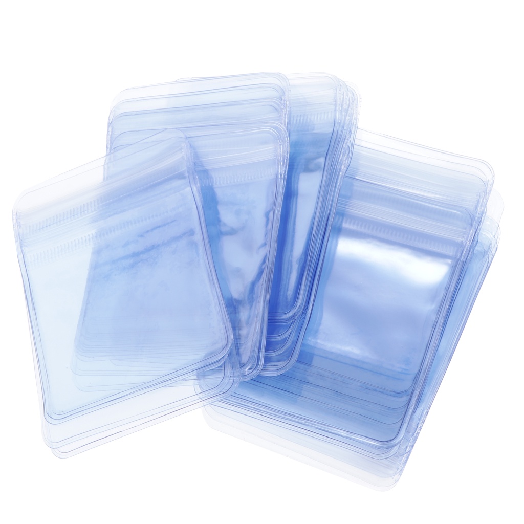 100 Pieces PPC Poly Reclosable Bag Pouch Jewelry Organizer Transparent ...