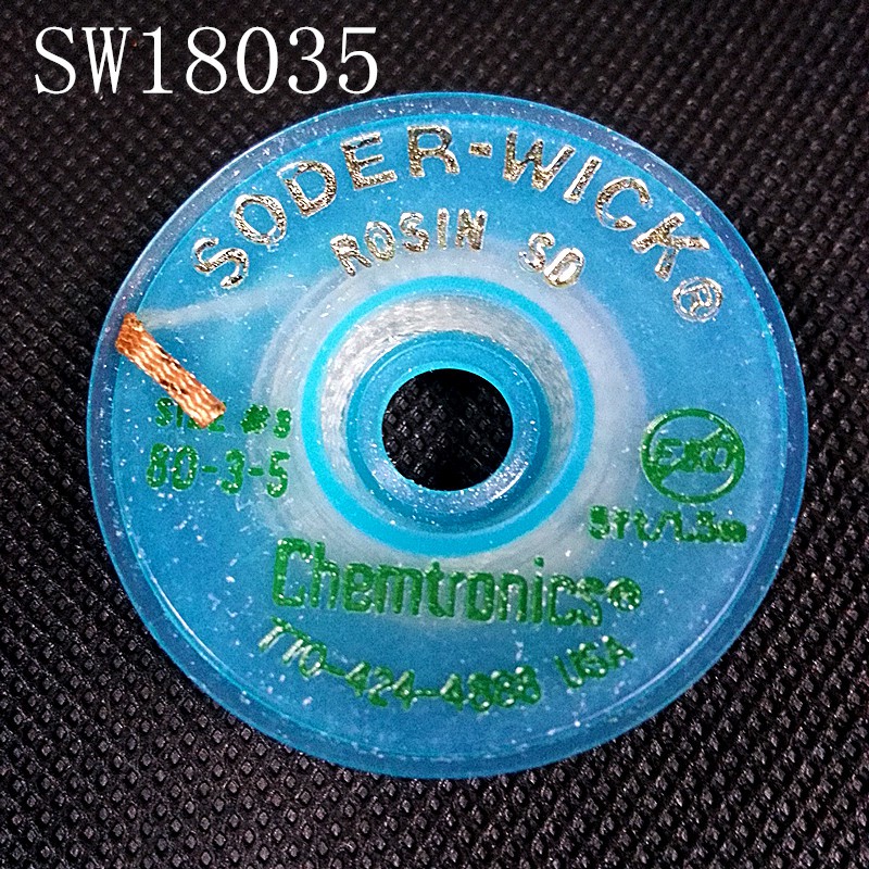 thumbnail image 2 of Lazer Welding Tool 2X Original Chemtronics 60-3-5 Soder-Wick No Clean SD Desoldering Braid... Chemtronics Solder Wick 2 of 13