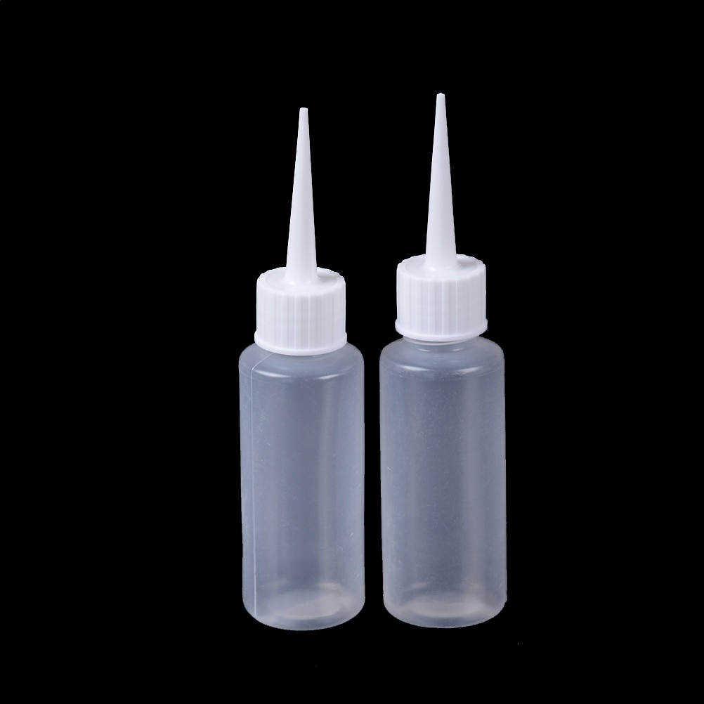 YNI 50ml PE Squeezable Liquid Bottle Plastic Drop Bottles Needle Bottle ...