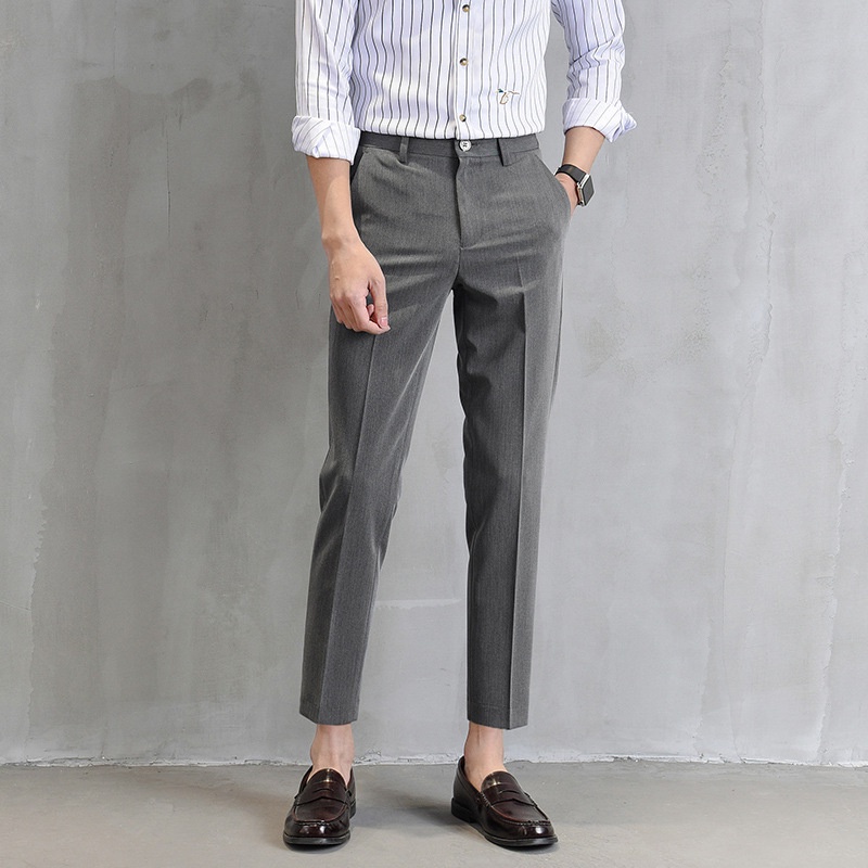 Formal Mens Capri Pants Suit Capri Pants Cropped Formal Trousers