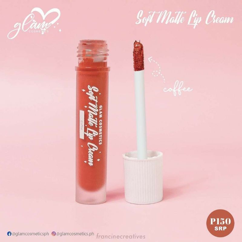 (COD)SOFT MATTE LIP CREAM by Glam Cosmetics | Shopee Philippines