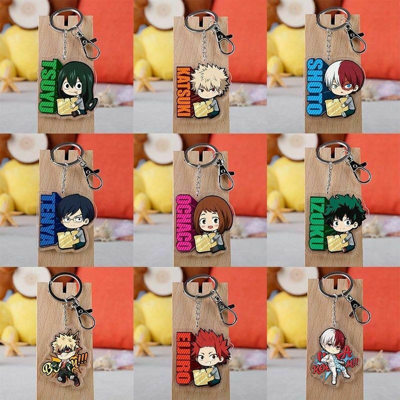 My Hero Academia Acrylic Keychain Anime Boku No Hero Academia Gifts ...