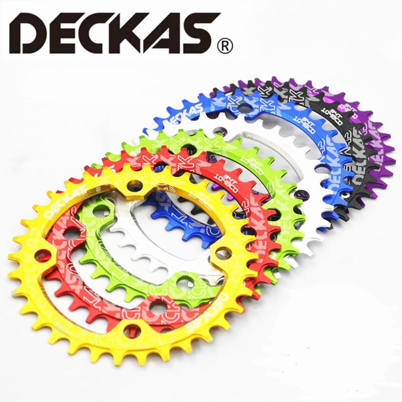 DECKAS Mountain Bike Chainring Disc Oval Disc 104bcd Positive and ...