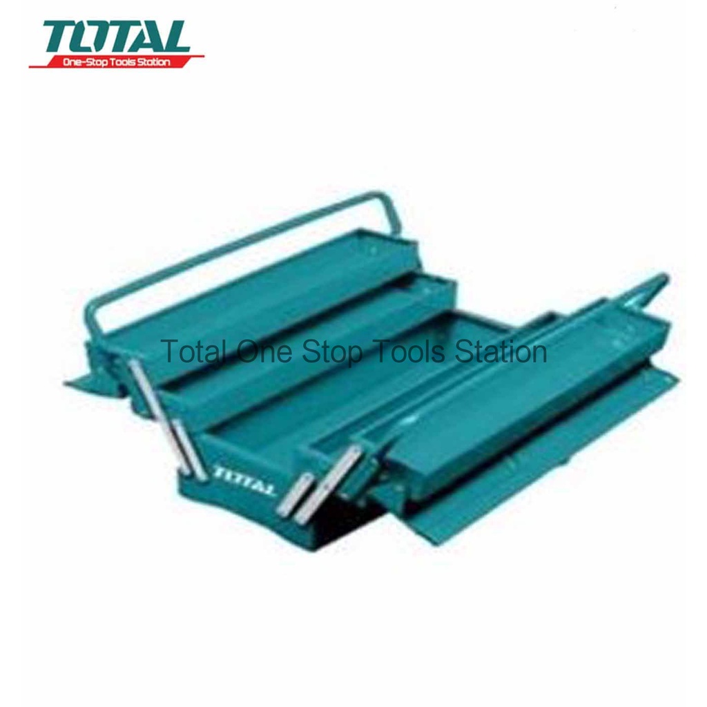 TOTAL Premium Industrial Tool box 3 layers Large Maximum storage ...