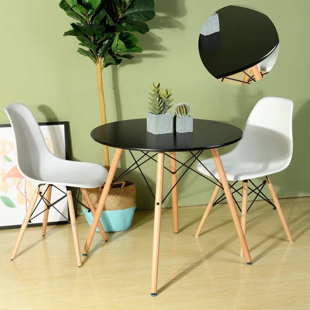 KRUZO Pine2 Wood Round Dining Table 80cm | Shopee Philippines