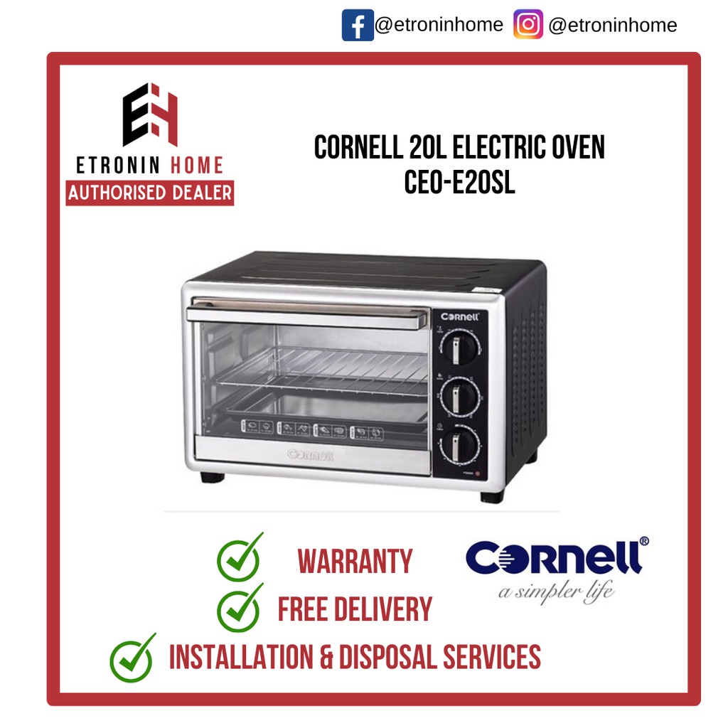 Cornell 20l Electric Oven Ceo E20sl Shopee Philippines 9999