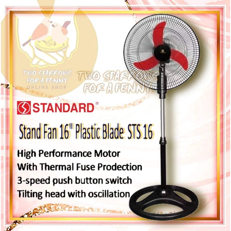 Standard Stand Fan 16" STS16 Shopee Philippines