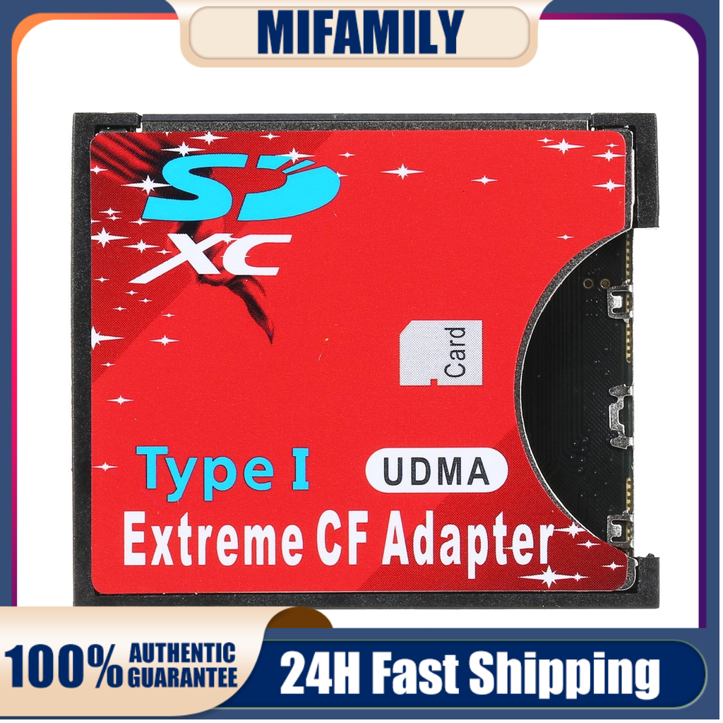 SD to CF Card Adapter to Standard Flash Type I Card Converter Adapter