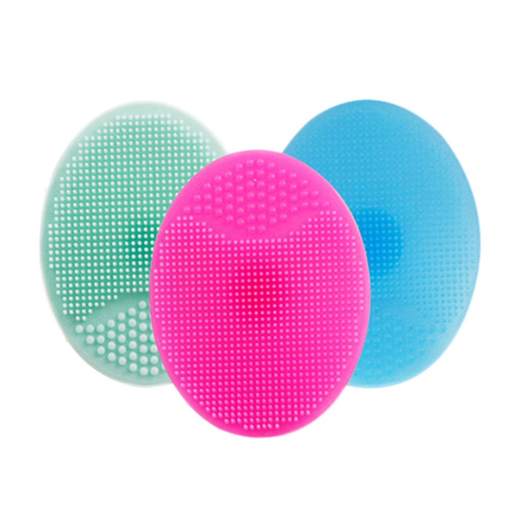 Silicone Facial Pad Face Scrub Brush Wash Pad Dirty Remover Deep Clean ...