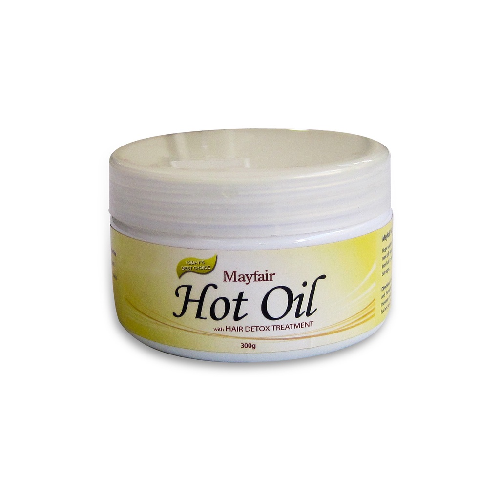 MAYFAIR HOT OIL 300G WITH HAIR DETOX TREATMENT smooth shiny hair repair