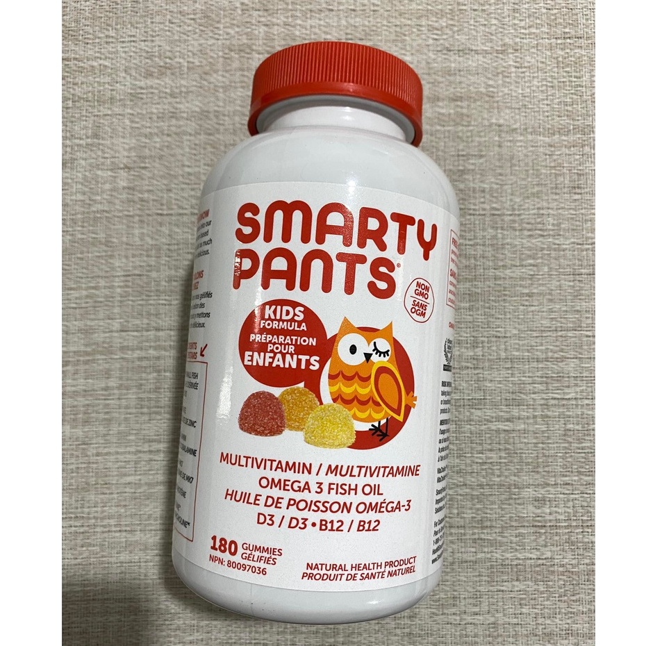 Smarty Pants Kids Formula Multivitamin/Omega3 Fish Oil, 180 Gummies