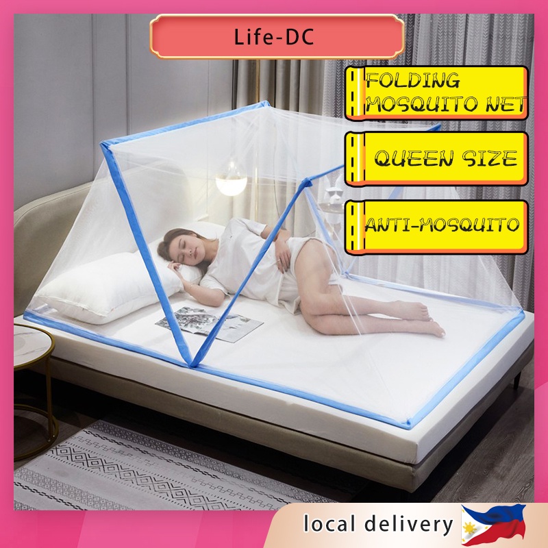 Queen Size Kulambo Mosquito Net Tent 1.5M Bed Decor Home Foldable ...