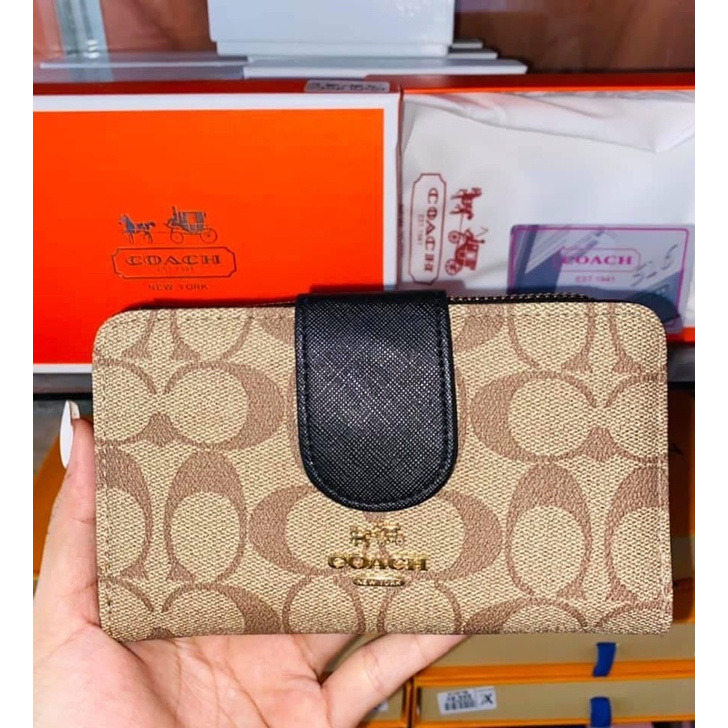 Coach new discount york wallet price