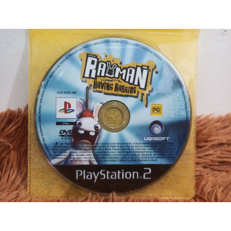 PS2 Rayman Raving Rabbids PAL (Disc Only) | Shopee Philippines