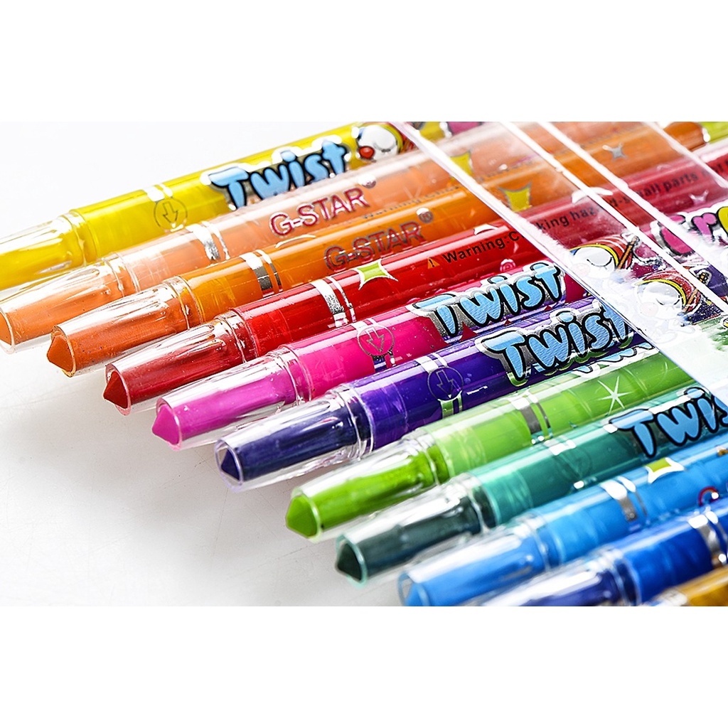 G-star 12-Color Screw Wax Pen | Shopee Philippines