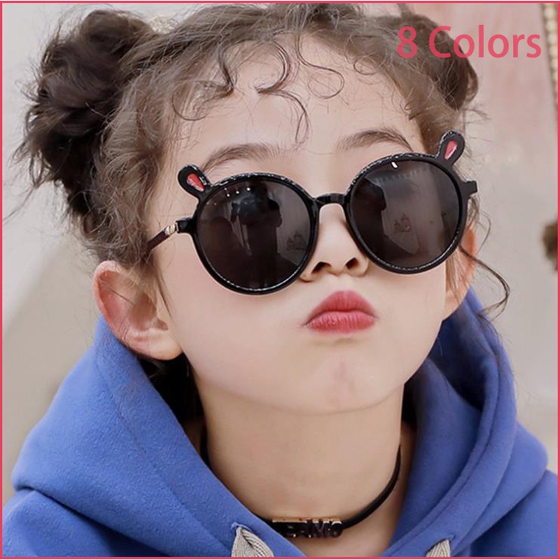2020 New Fashion Cartoon Kids Sunglasses Rabbits ears Cute Baby Glasses Decoration Shopee Philippines