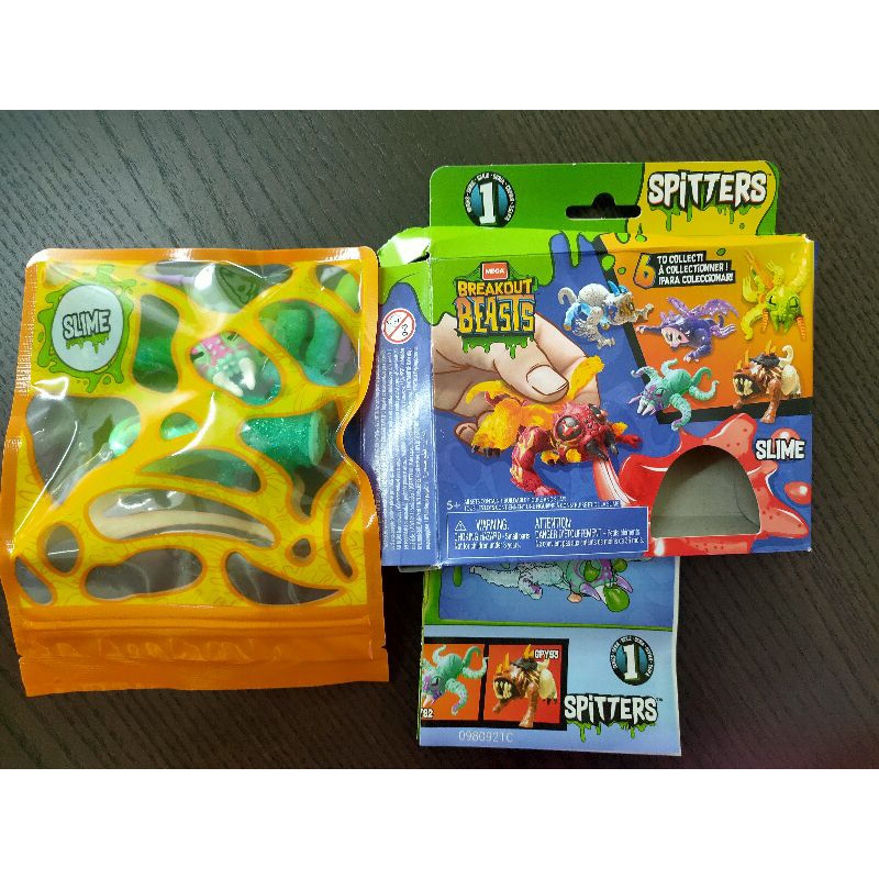 Mega Construx Breakout Beasts Splitters slime toys collectible for kids ...