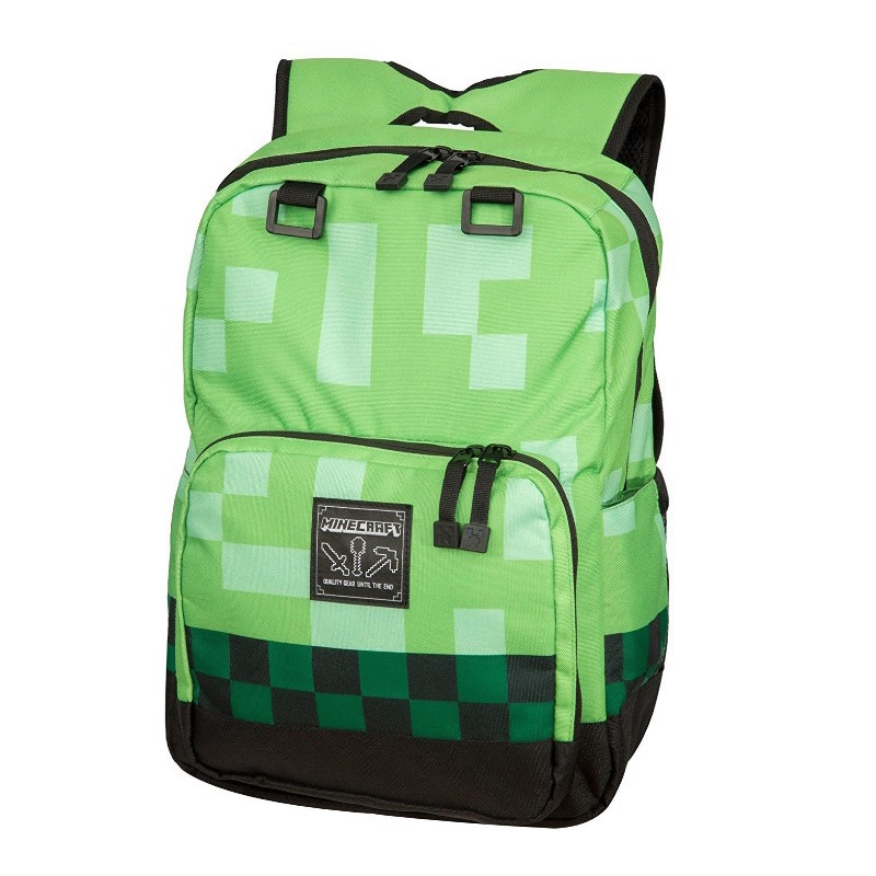 2 Sizes Minecraft Teenager Game My World MC Cartoon Backpack Boy Anime ...