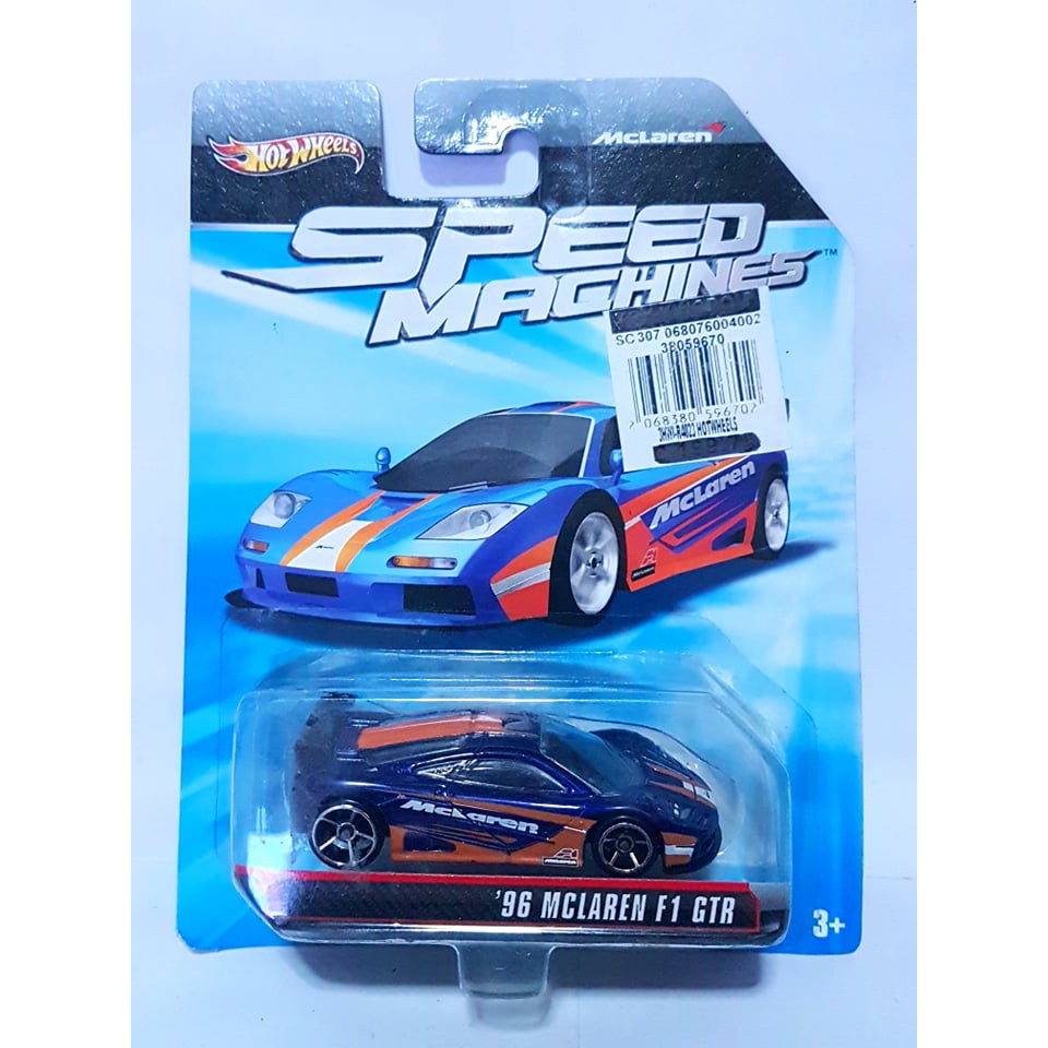 Hot wheels mclaren f1 gtr best sale speed machines