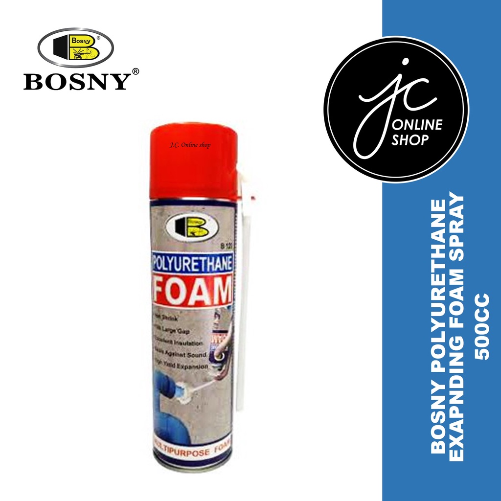 Bosny Polyurethane Exapnding Foam Spray 500cc Shopee Philippines 7253