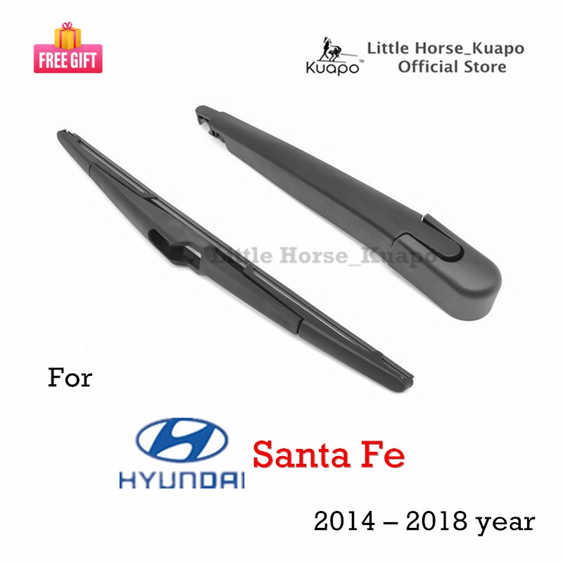 (Kuapo Quality) 2014 to 2018 Hyundai Santa Fe Rear Wiper Assembly (Set