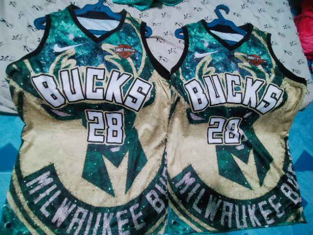 THL X Milwaukee Bucks Concept Jersey Full Sublimation Basketball Jersey  (TOP)