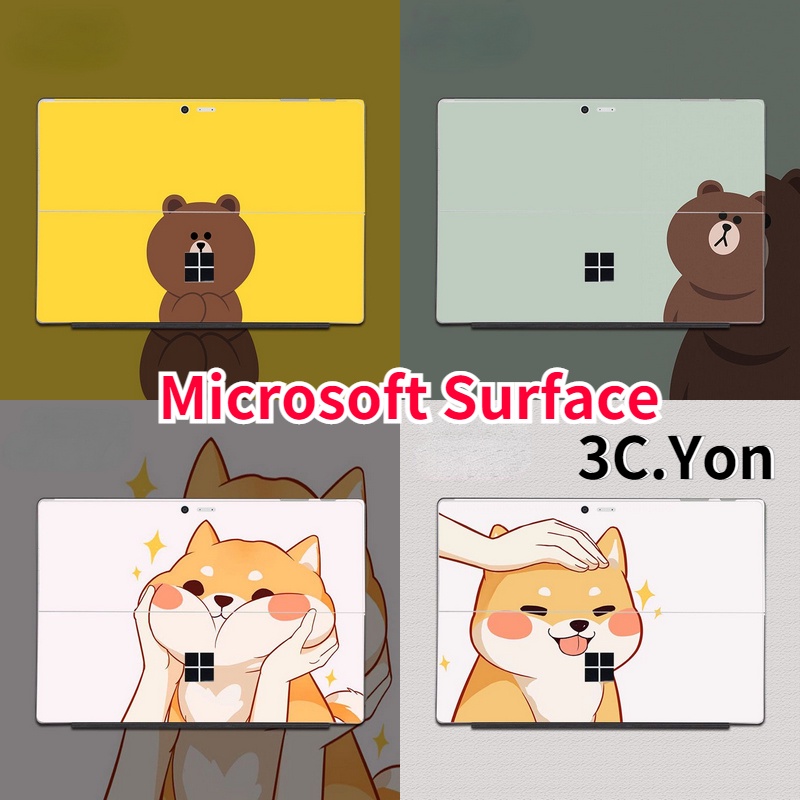 Shiba Inu Cute Sticker for Microsoft Surface Go 3 Go 2 Surface Pro 9 8 ...