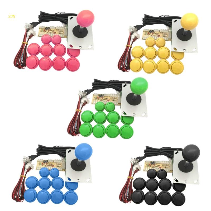SUN Arcade Joystick DIY Kit Zero Delay USB Encoder to PC PS3 Sanwa