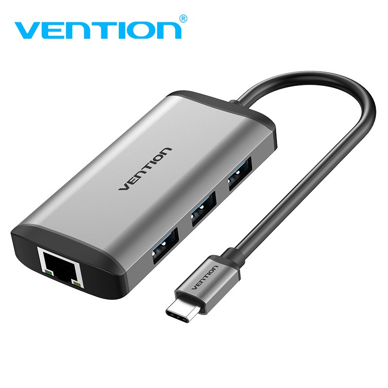 Vention 6 in 1 Adapter USB C Hub Converter Type C to USB 3.0 HDMI Lan ...