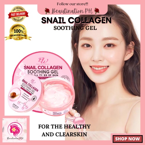 SNAIL COLLAGEN Soothing Gel Suitable For All Skin Types with Whitening