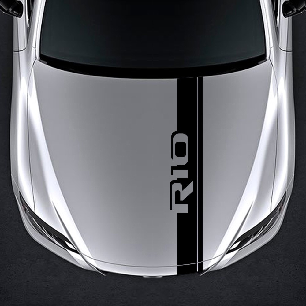 Kia Rio 3 5 4 Car Wrap Engine Bonnet Decoration Stripes Decal Stickers ...