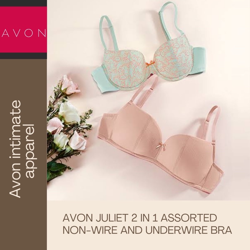 ۞✻∋SALE!!! Avon Juliet 2 piece assorted bra set (1pc non wire