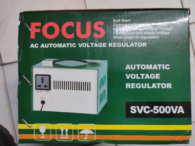 Focus SVC-500VA AVR Automatic Voltage Regulator | Shopee Philippines