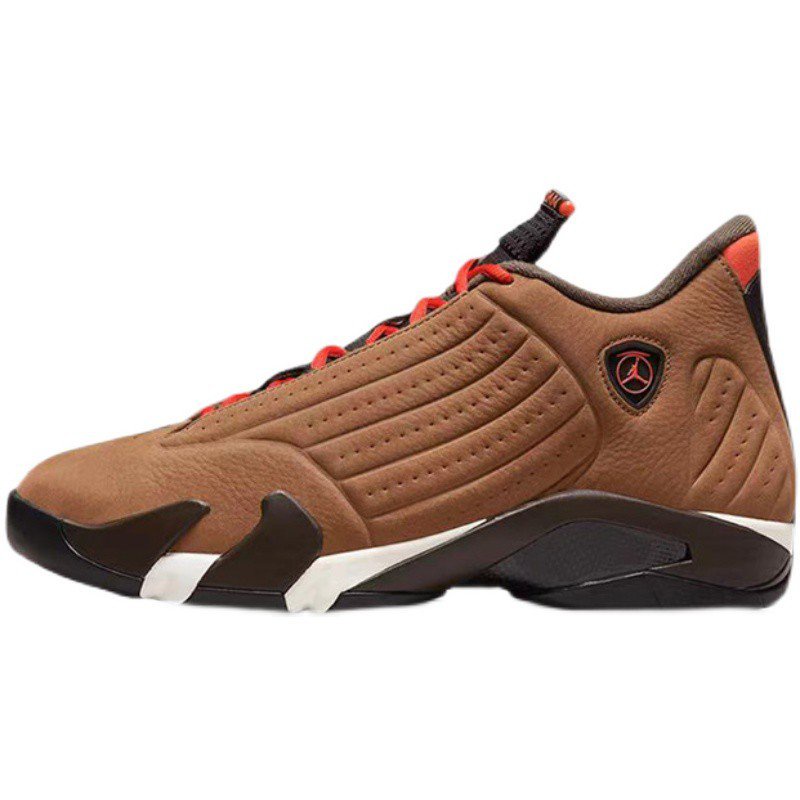 OZ9Z Air Jordan 14 AJ14 Bronze Small Terracotta Retro Basketball Shoes ...